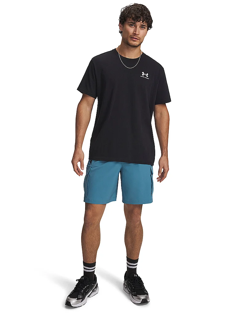 UNDER ARMOUR Herren Shorts UA Vibe Woven Cargo hellblau | M — Bild 3